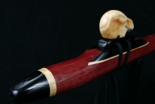 Purpleheart Native American Flute, Minor, Mid G-4, #E36J